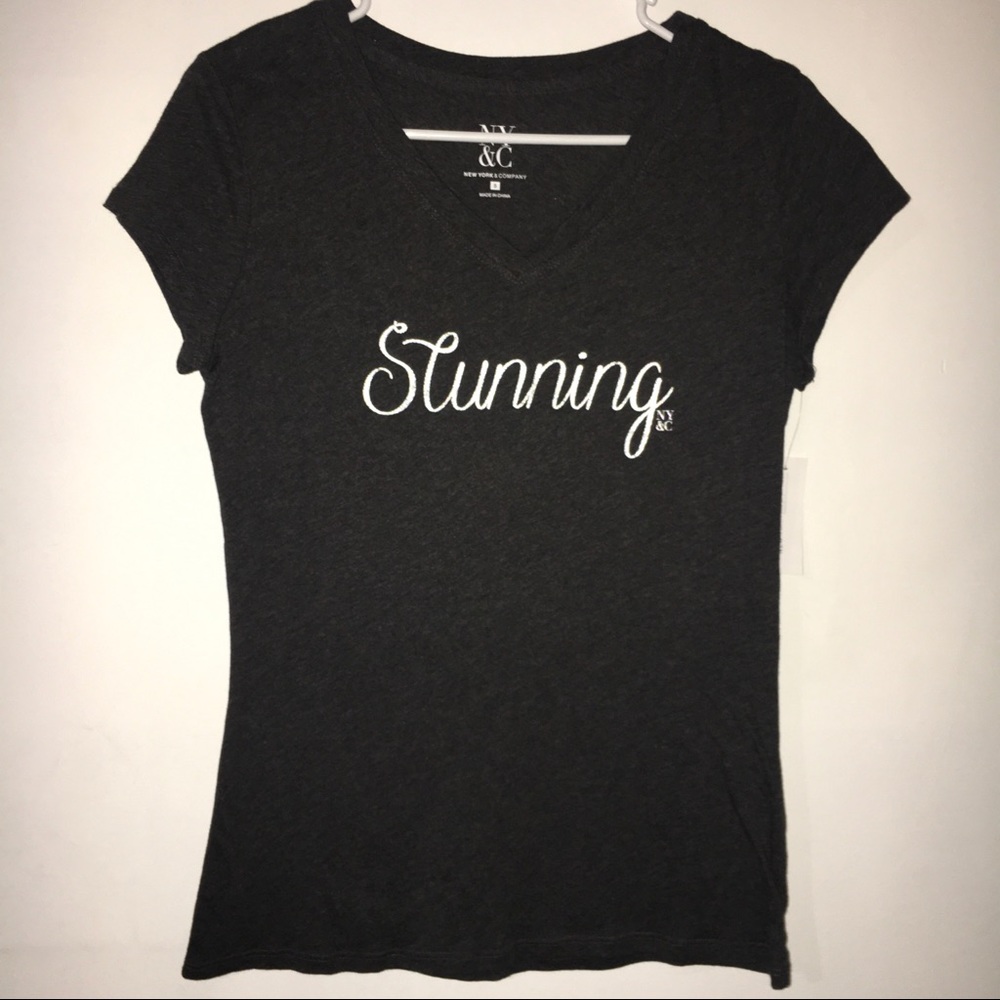 NY&C V- Neck Stunning T-Shirt
